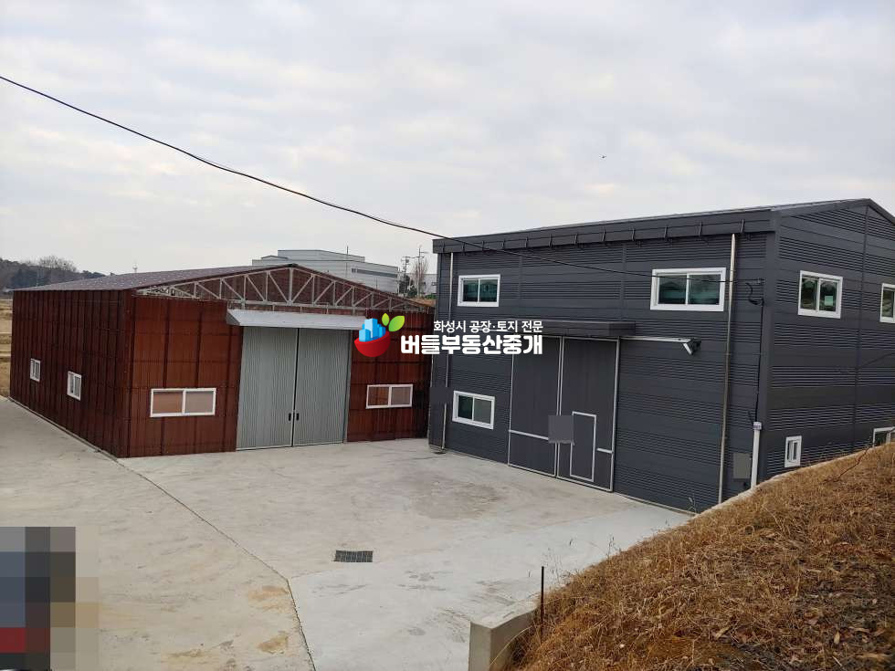 경기 화성만세구 우정읍 화수리 앞마당 넓은 단독 임대창고, 2차선도로 1분거리 월세 매물번호 10050 사진 1