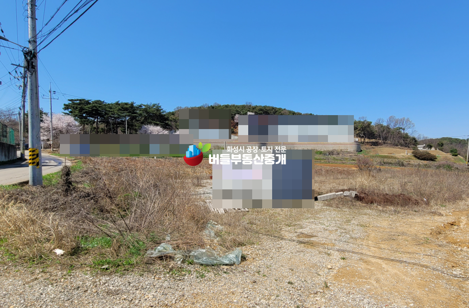 경기 화성만세구 우정읍 석천리 포승향남 77번국도 2분내 거리, 공장 및 창고용 380여평 부지 매매 매물번호 10069 사진 1